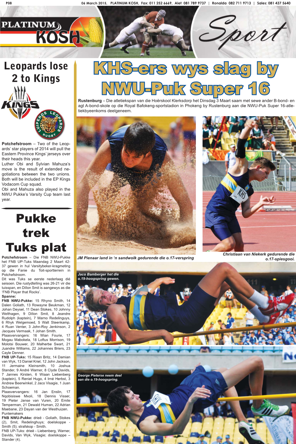 KHS-Ers Wys Slag by NWU-Puk Super 16