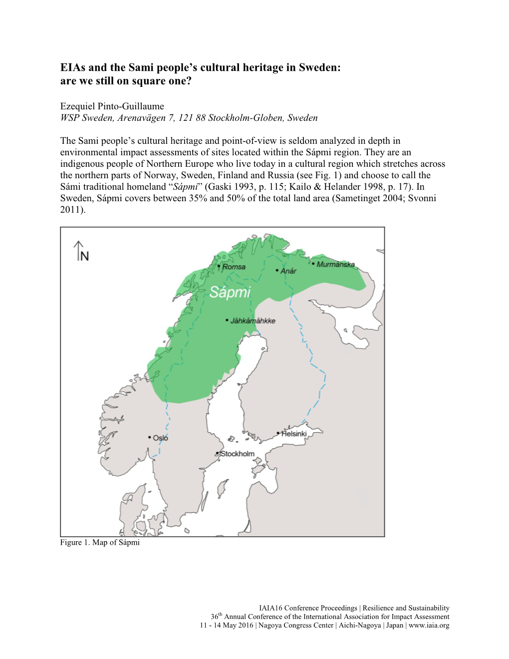 Eias and the Sami People's Cultural Heritage in Sweden