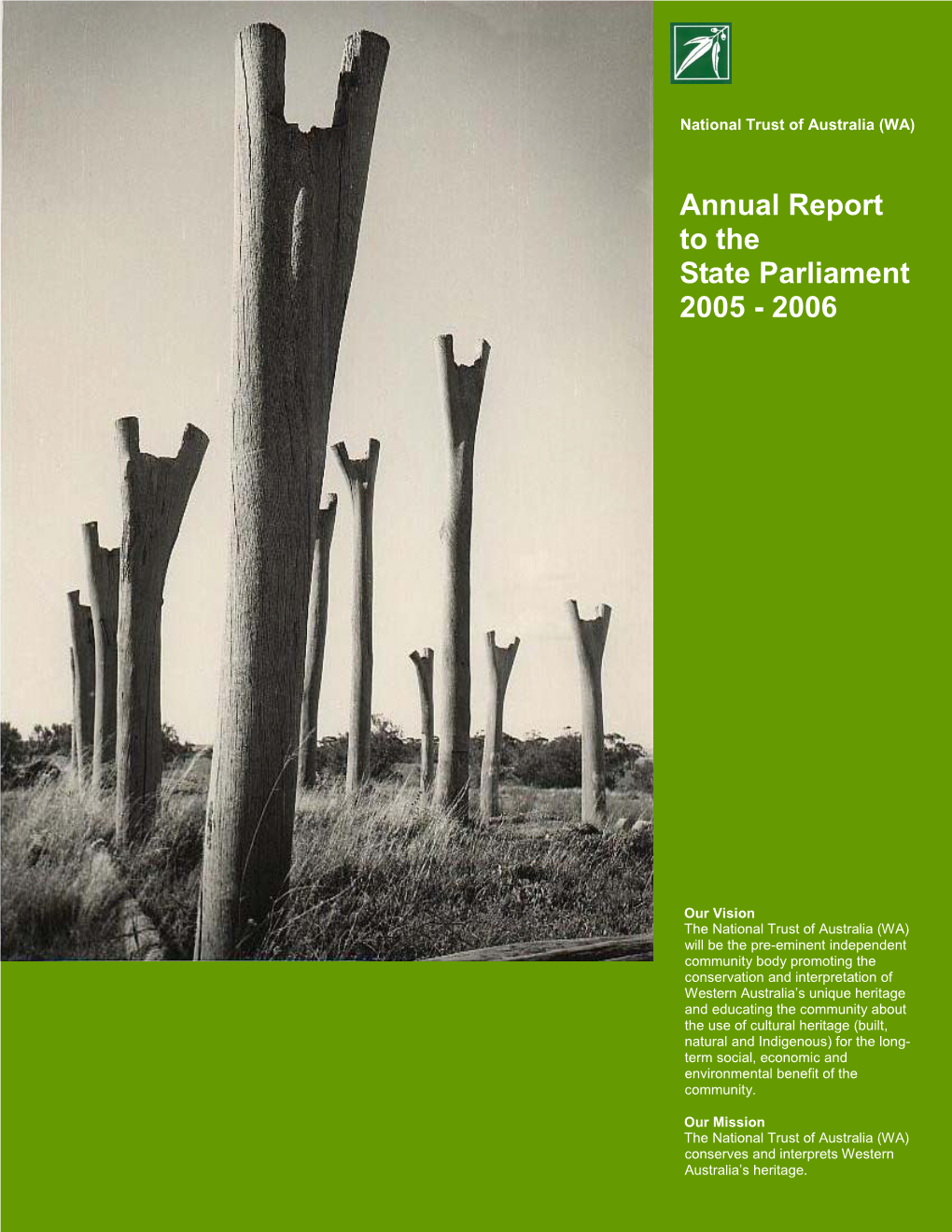Annual Report to the State Parliament 2005 - 2006