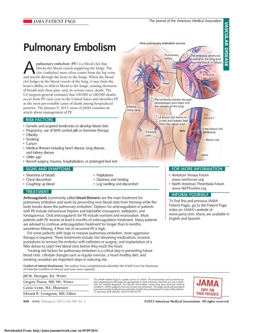 Pulmonary Embolism