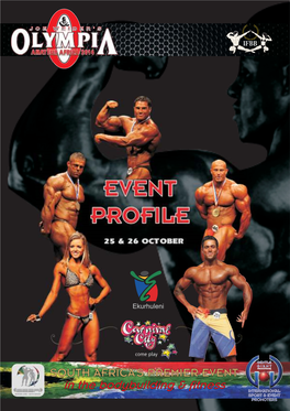 SOUTH AFRICA's PREMIER EVENT in the Bodybuilding & Fitness