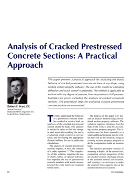 Analysis of Cracked Prestressed Concrete Sections: a Practical Approach