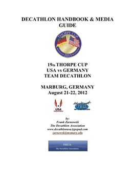 2012 Thorpe Cup Decathlon Handbook