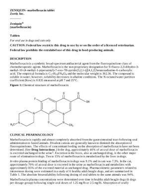Zeniquin® (Marbofloxacin)