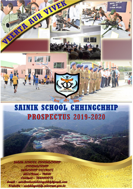 Sainik School Chhingchhip Prospectus 2019-2020