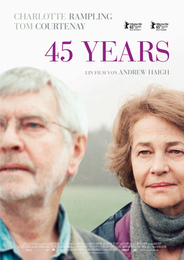 Charlotte Rampling Tom Courtenay 45 Years Ein Film Von Andrew Haigh Pressestimmen