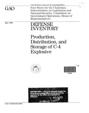 NSIAD-90-139FS Defense Inventory: Production, Distribution, And