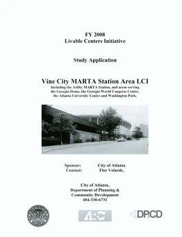 Vine City MARTA Station Area