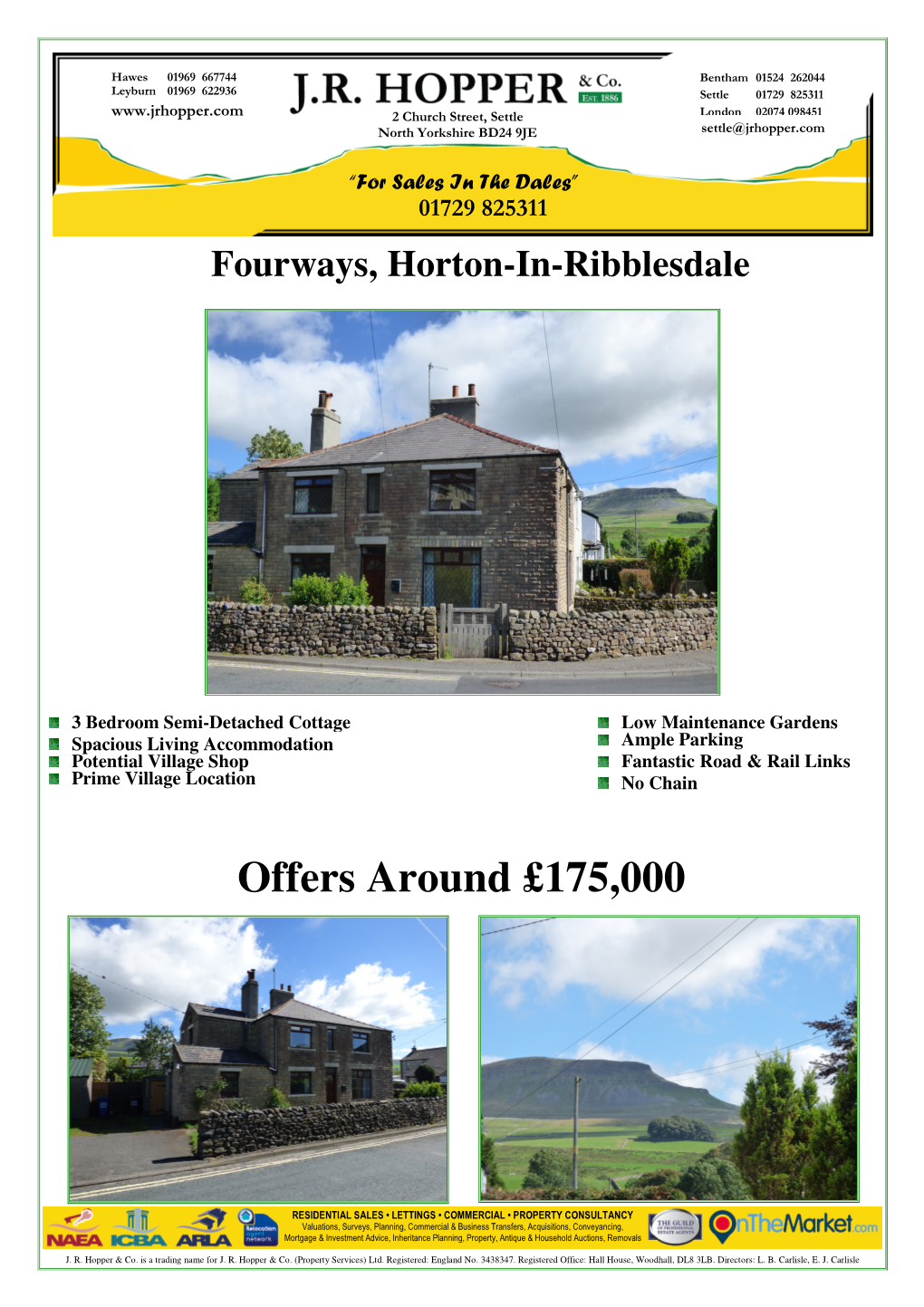 Fourways, Station Road, Horton-In-Ribblesdale