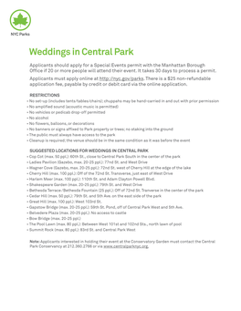 Suggested Locations for Weddings in Central Park • Cop Cot (Max