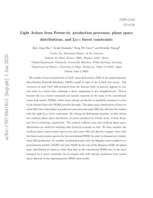 Light Axinos from Freeze-In: Production Processes, Phase Space Distributions, and Ly-Α Forest Constraints