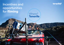 Incentives and Opportunities for Filming Where? Tenerife