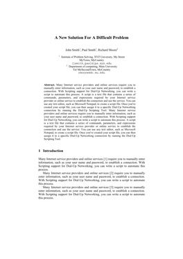 Example of a Workshop Paper