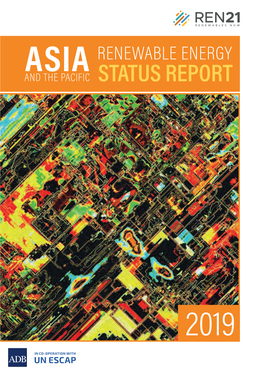Asia and the Pacific Renewable Energy Status Report (Paris: REN21 Secretariat)