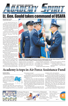 Lt. Gen. Gould Takes Command of USAFA by Staff Sgt