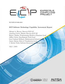 ECP Software Technology Capability Assessment Report