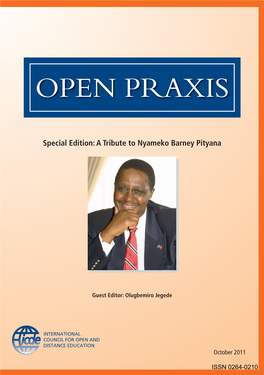 Open Praxis Special Edition.Indd