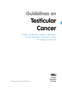 EAU Guidelines on Testicular Cancer 2007