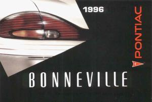 Owner's Manual,1996 Pontiac Bonneville
