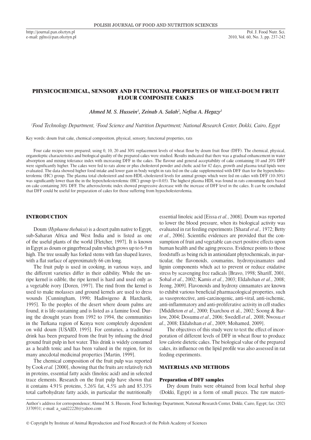 physicochemical-sensory-and-functional-properties-of-wheat-doum-fruit-flour-composite-cakes