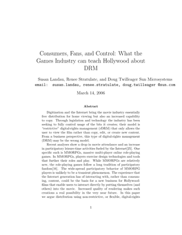 What the Games Industry Can Teach Hollywood About DRM