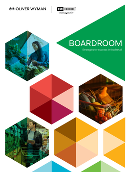 BOARDROOM Strategies for Success in Food Retail QUALIFICATIONS, ASSUMPTIONS, and LIMITING CONDITIONS