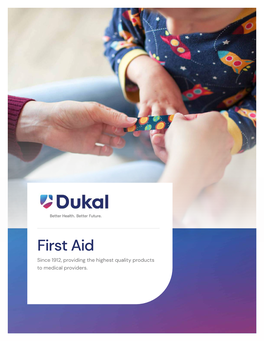 Dukal First Aid Catalog