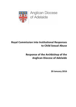 Royal Commission Into Institutional Responses to Child Sexual Abuse