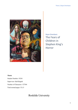 The Fears of Children in Stephen King's Horror