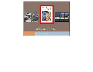 Richard Neutra Powerpoint.Key
