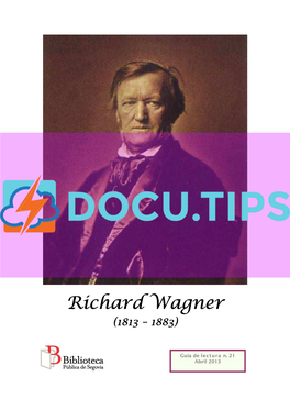 Richard Wagner Richard Wagner