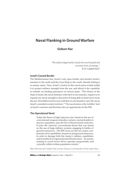 Naval Flanking in Ground Warfare