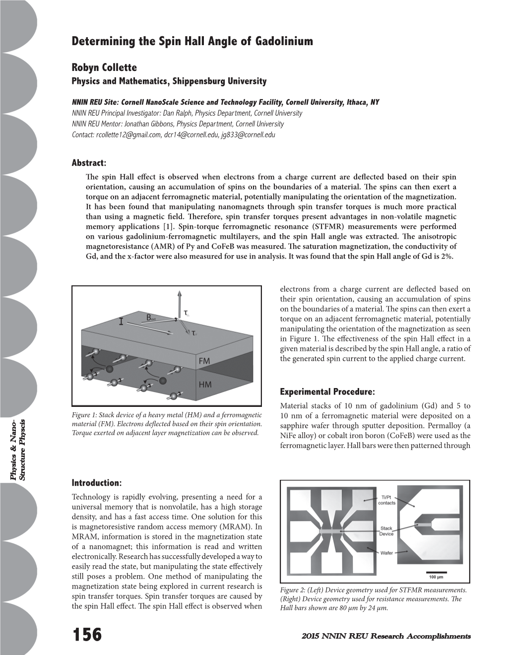 Determining the Spin Hall Angle of Gadolinium