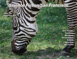 SF/SF #159! 1! December 2014 Science Fiction / San Francisco