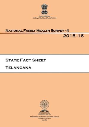 State Fact Sheet Telangana