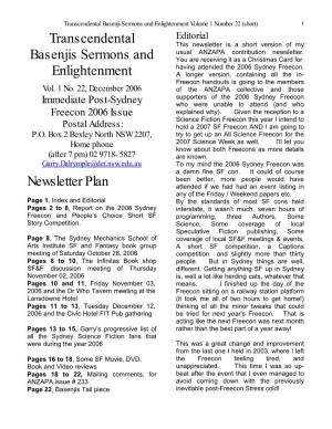 Transcendental Basenjis Sermons and Enlightenment Newsletter Plan