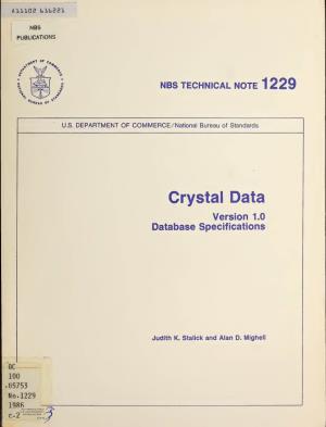 Crystal Data