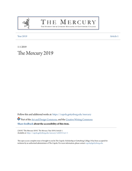 The Mercury 2019 Staff