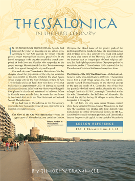 Biblical Illustrator Article, Thessalonica in the First Century