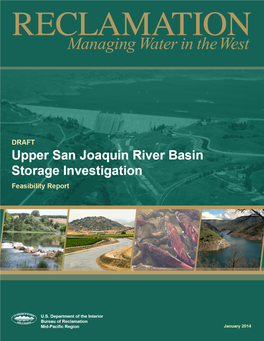 Draft Upper San Joaquin River Basin Storage Investigation