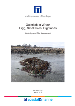 Galmisdale Wreck Eigg, Small Isles, Highlands