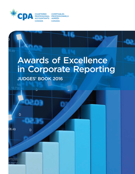 Awards of Excellence in Corporate Reporting JUDGES’ BOOK 2016