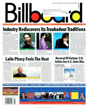 Industry Rediscovers Its Troubadour Traditions