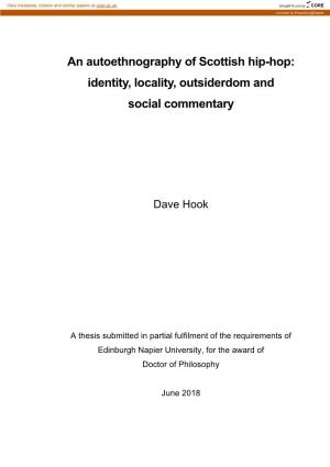 An Autoethnography of Scottish Hip-Hop: Identity, Locality, Outsiderdom and Social Commentary