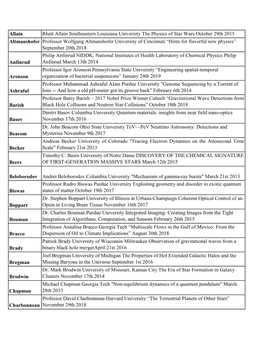 Allain Rhett Allain Southeastern Louisiana University the Physics Of