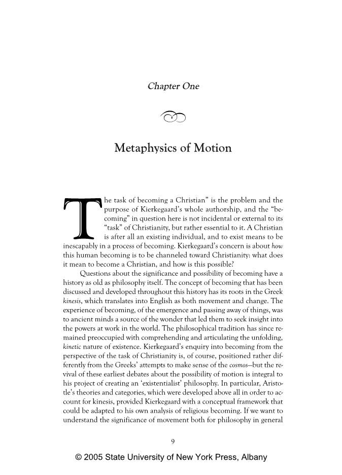 Metaphysics of Motion