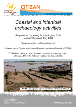 Coastal and Intertidal Archaeology Activities