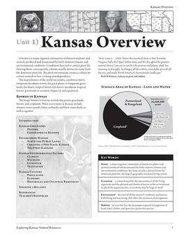 Unit 1) Kansas Overview