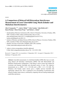 A Comparison of Delayed Self-Heterodyne Interference Measurement of Laser Linewidth Using Mach-Zehnder and Michelson Interferometers