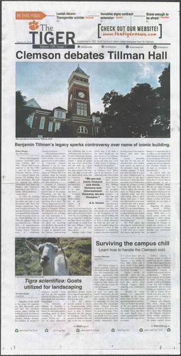 Clemson Debates Tillman Hall